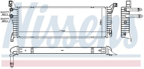 Інтеркулер NISSENS 606087