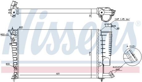 Радіатор NISSENS 61317A