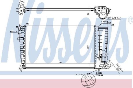 Радіатор NISSENS 61379