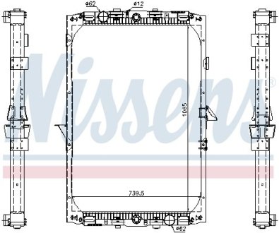 Радіатор NISSENS 61417A