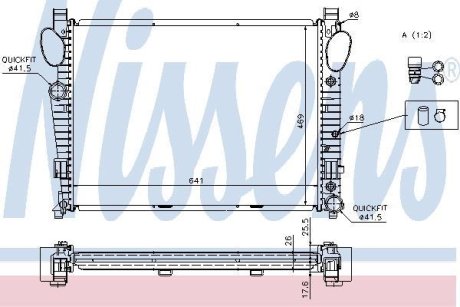 Радіатор NISSENS 62774A