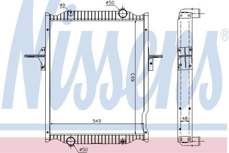 Радіатор NISSENS 63781A