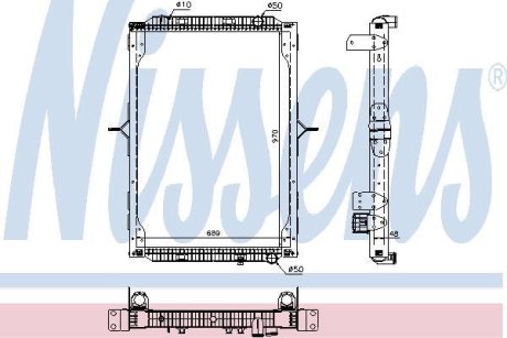 Радіатор NISSENS 63786