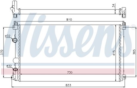 Радіатор NISSENS 63819