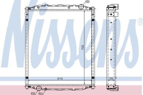 Радіатор NISSENS 67220A