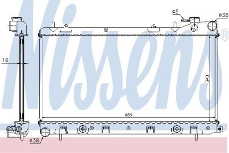 Радіатор NISSENS 67705A