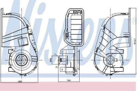 Вентилятор салону NISSENS 87394