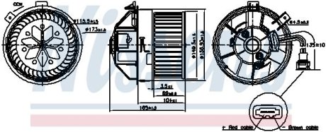 Вентилятор салону NISSENS 87704