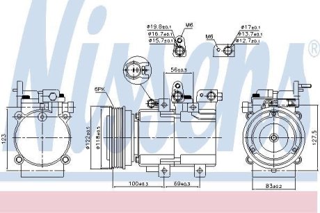 Компресор кондиціонера First Fit NISSENS 890130