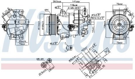 Компресор кондиціонера First Fit NISSENS 890263