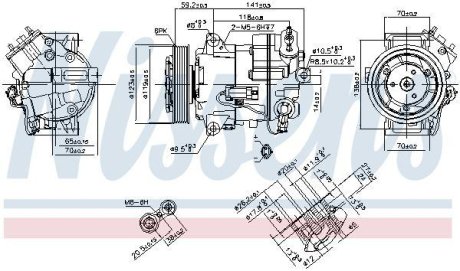 Компресор кондиціонера First Fit NISSENS 890264