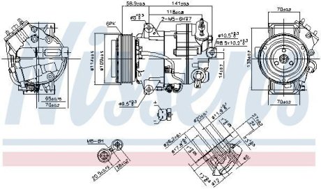 Компресор кондиціонера First Fit NISSENS 890267