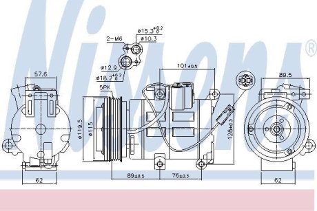 Компресор кондиціонера First Fit NISSENS 890315