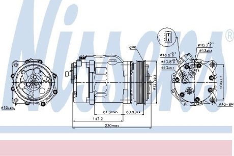 Компресор кондиціонера First Fit NISSENS 89044