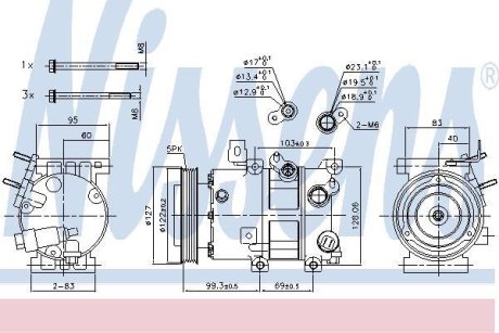 Компресор кондиціонера First Fit NISSENS 890573