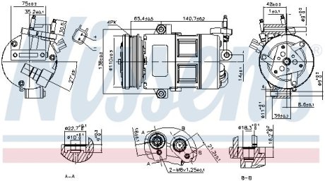 Компресор кондиціонера NISSENS 890639