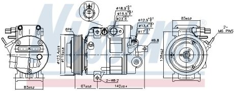 Компресор кондиціонера First Fit NISSENS 890685