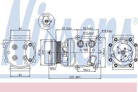 Компресор кондиціонера First Fit NISSENS 89071