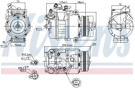 Компресор кондиціонера First Fit NISSENS 89116