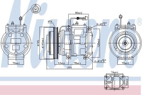 Компресор кондиціонера NISSENS 89119