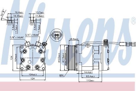 Компресор кондиціонера First Fit NISSENS 89139