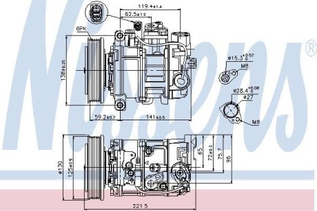 Компресор кондиціонера First Fit NISSENS 89236