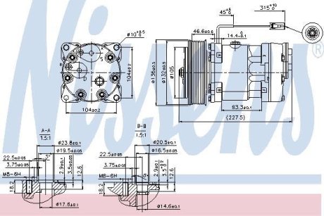 Компресор кондиціонера NISSENS 89411