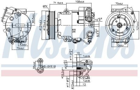 Компресор кондиціонера First Fit NISSENS 89425 (фото 1)