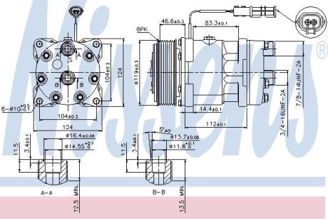 Компресор кондиціонера NISSENS 89459