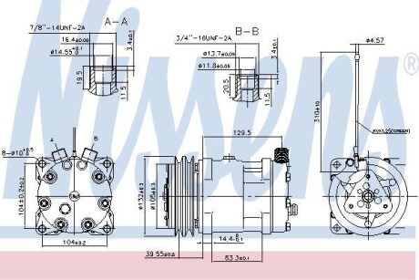 Компресор кондиціонера NISSENS 89461