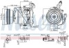 Компресор кондиціонера NISSENS 89576 (фото 1)