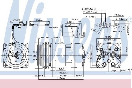 Компресор кондиціонераSANDEN.. NISSENS 899927