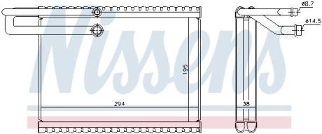 Випарник кондицiонера NISSENS 92323