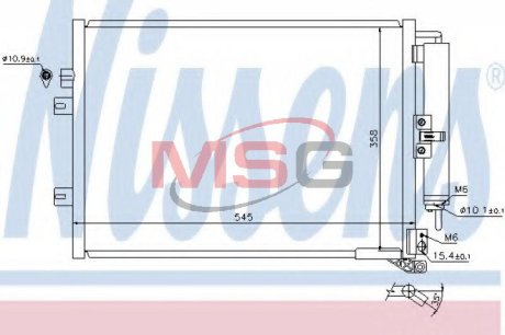 Конденсатор без хладогену NISSENS 940142