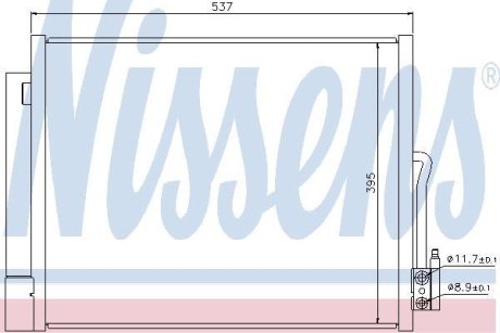 Радіатор кондиціонера First Fit NISSENS 940156