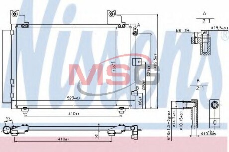 Радiатор кондицiонера NISSENS 940359