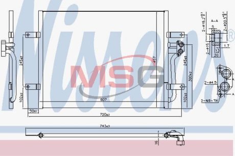 Конденсатор без хладогену NISSENS 940585