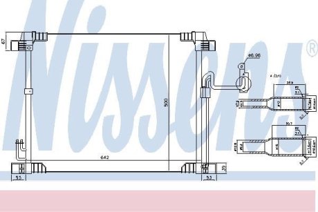 Конденсатор без хладогену NISSENS 940616