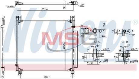 Конденсер NISSENS 940799