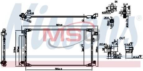 Радіатор кондиціонера First Fit NISSENS 941190