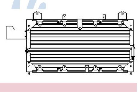 Радіатор кондиціонера NISSENS 94318