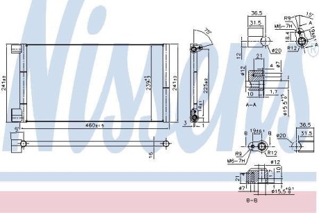 Радіатор кондиціонера NISSENS 94785