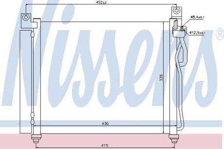 Радіатор кондиціонера First Fit NISSENS 94828