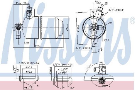 Осушувач кондиціонера NISSENS 95077