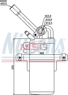 Осушувач,кондиціонер NISSENS 95213