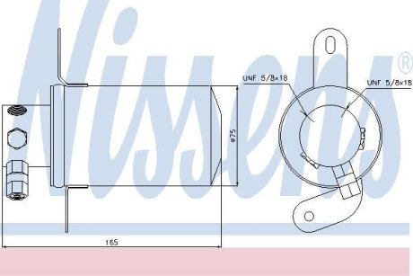 Осушувач кондиціонера NISSENS 95228