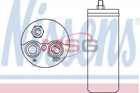 Осушувач кондиціонера NISSENS 95386