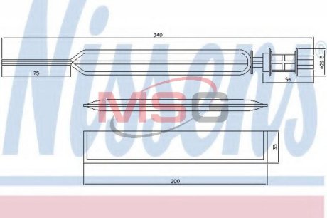 Осушувач кондиціонера NISSENS 95469