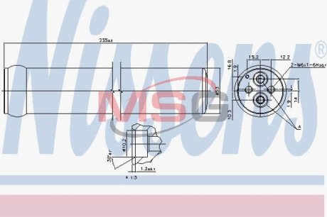 Осушувач,кондиціонер NISSENS 95587