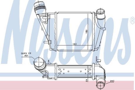 ІнтеркулерTWINGO 07-.. NISSENS 96410